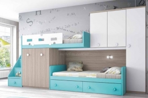 Двухъярусная детская кровать в детскую комнату