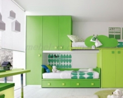 Детская комната для подростка зеленая